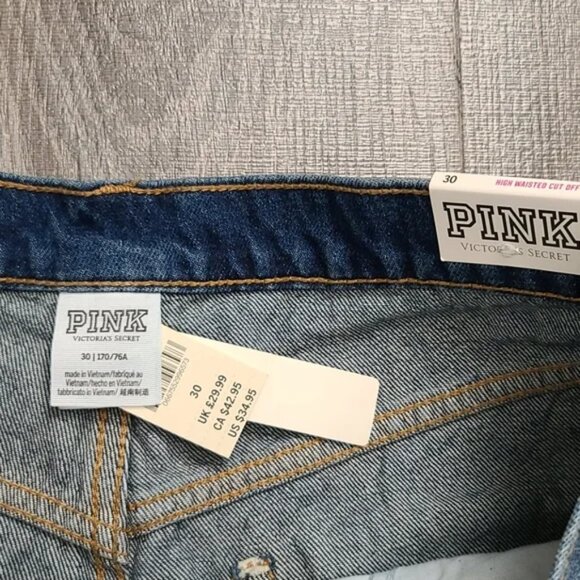 Victoria's Secret PINK high waist Jean Shorts - Picture 4 of 4